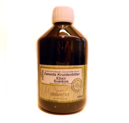 Elixir Suédois 500ml (recette SANS camphre)