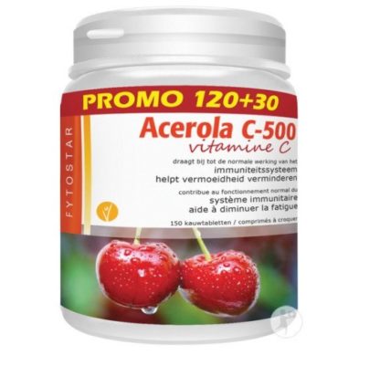Acerola Vitamine C 500mg 150tab